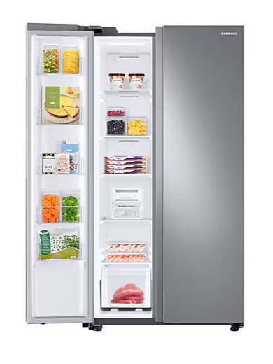 Refrigeradora Side by Side 23" sin Dispensador. RS23T5B00S9/AP. 36 Meses Garantía General 20 años Garantía Compresor Digital Inverter Refrigeradora Side by Side 23" sin Dispensador. RS23T5B00S9/AP. 36 Meses Garantía General 20 años Garantía Compresor Digital Inverter