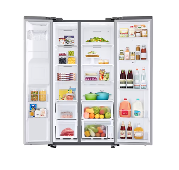 SAMSUNG Refrigerador 22 Pies SBS con dispensador Gris WIFI, RS22A5561S9/AP. 36 Meses Garantía General 20 años Garantía Compresor Digital Inverter SAMSUNG Refrigerador 22 Pies SBS con dispensador Gris WIFI, RS22A5561S9/AP. 36 Meses Garantía General 20 años Garantía Compresor Digital Inverter
